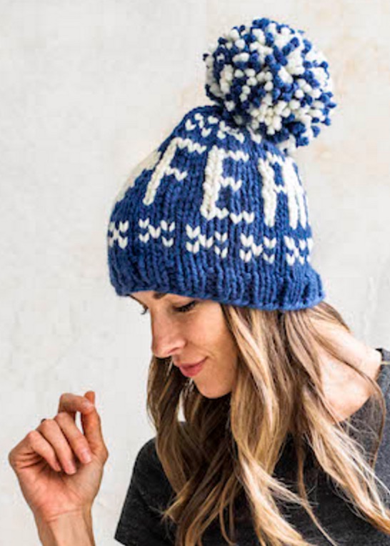 free ski hat knitting pattern | iKnitty.com